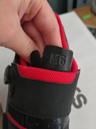 Scarpe Ciclismo Fizik M6 BOA Nero Taglia 46