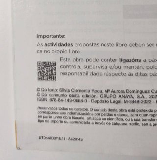 Bioloxía e xeoloxía, 1 ESO, Galicia, Operación ...
