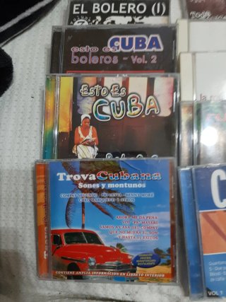 Lote CDs Música Cubana: Boleros, Ritmos Latinos