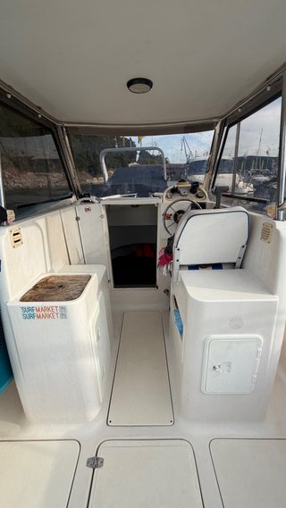 Barco pesca paseo cabinado fueraborda apto tituln