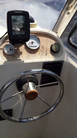 Barco pesca paseo cabinado fueraborda apto tituln
