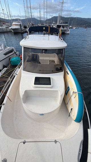 Barco pesca paseo cabinado fueraborda apto tituln