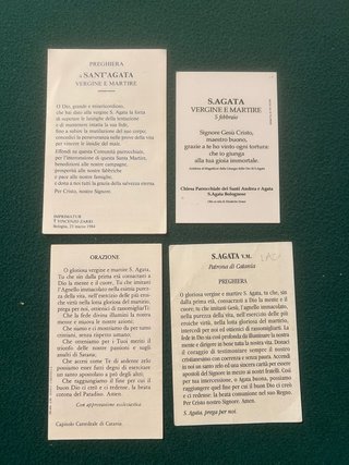 8 Santini, 4 di  S.Anna e 4 di S.Agata