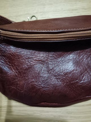 Bolso piel marrón bandolera nuevo