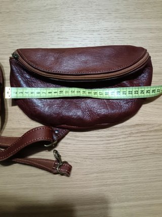 Bolso piel marrón bandolera nuevo
