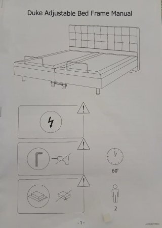 Cama Articulada electrical, Adjustable Single bed