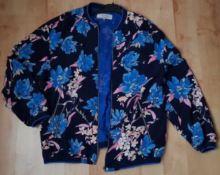 Chaqueta Bomber Estampada Zara Talla L