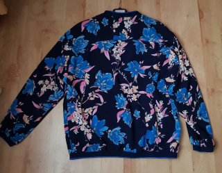 Chaqueta Bomber Estampada Zara Talla L