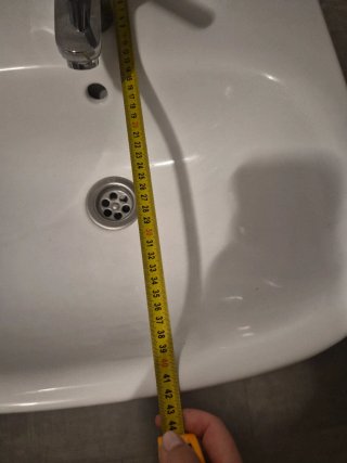 Lavabo Roca blanco con grifo Roca