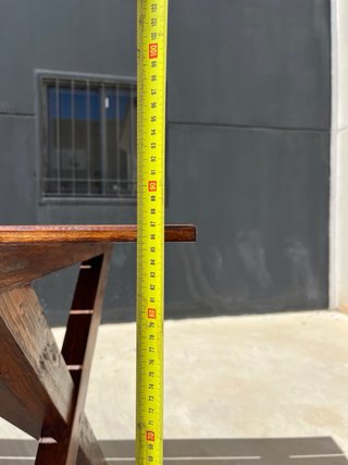 Mesa de madera exterior