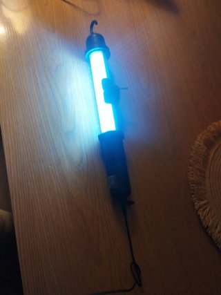 Lámpara LED Trabajo Mecánico con Gancho, recargabl