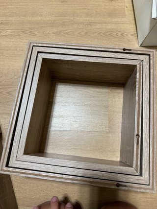 Estantes de pared de madera (set de 3)