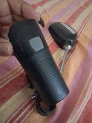 Retrovisores moto + luz delantera