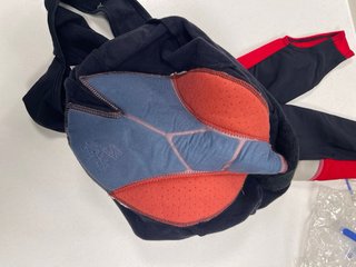 Culotte largo Spiuk Negro Rojo Talla L NUEVO