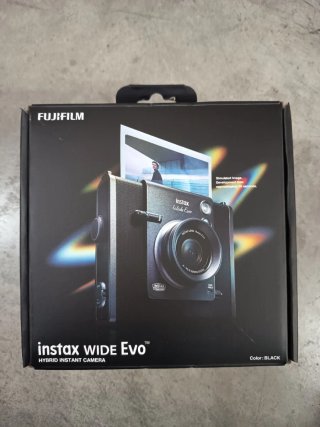Cámara Fujifilm Instax Wide Evo Negra nuevo