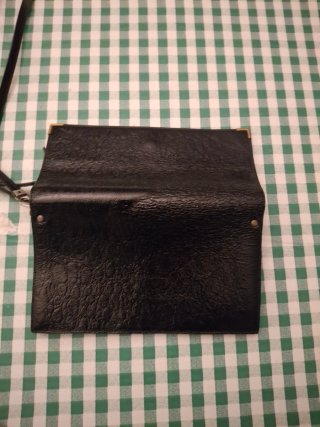 Pochette tracolla ecopelle nera