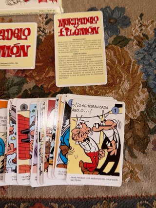 Baraja Cartas Mortadelo y Filemón - 1994
