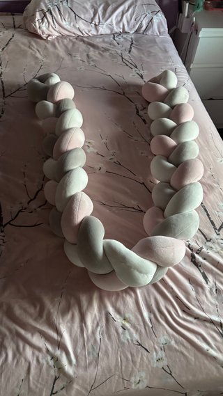 Trenza protectora cuna bebé 200cm