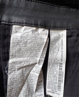 Jeans Zara encerados negros