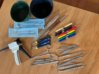Lote instrumental dental laboratorio y clínica