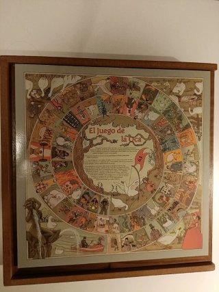Tablero de ajedrez y parchís de madera