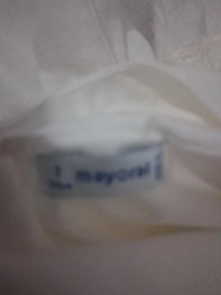 Vestido de niña blanco