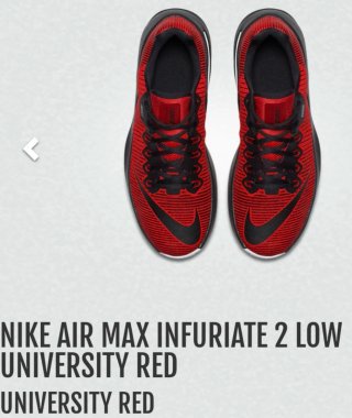 Zapatillas Nike Air Max INFURIATE 2 University Red