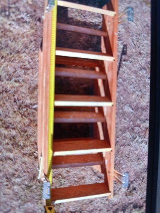 Escalera modular de madera