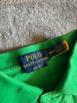 Polo Ralph Lauren Slim Fit Verde Taglia M(10-12)
