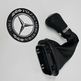 Pomo piel negro Mercedes V Viano w639