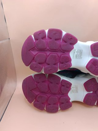 Buffalo Zapatillas Doradas y Turquesa Glitter