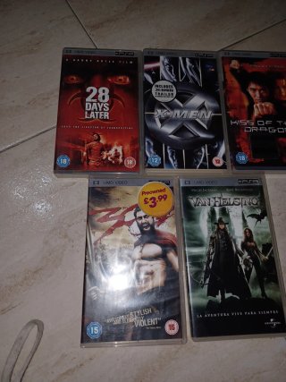 Lote 5 Películas PSP UMD