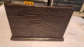 Porta lettere pelle sbalzata stile fiorentino