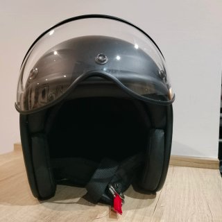 Casco DMD Retro Negro Mate Talla M