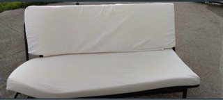 Sofá Cama IKEA Gris Tela
