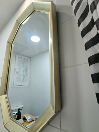 Espejo Zara Home Octogonal Dorado