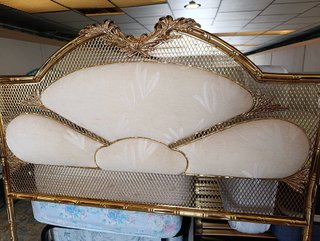 CABECERO VINTAGE METAL DORADO