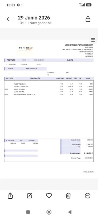 Distribución echa motor rectificado culata nueva