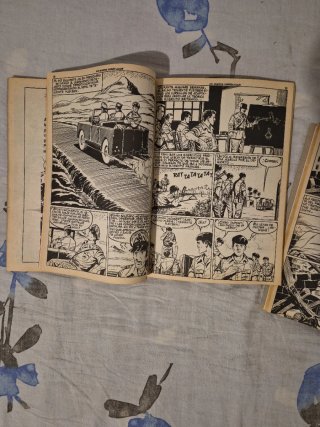 Lote 2 Tomos Cómics Hazañas Bélicas Extra  G4 1987