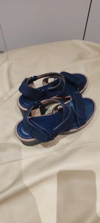 Sandalias Zara Azul Talla 38