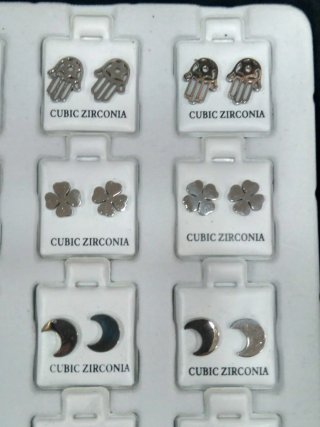 Lote de 36 pares de pendientes ACERO Stainless Ste