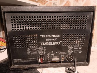 Radio Valvulas Telefunken Funcionando