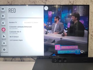 TV LG 65 Pulgadas. Modelo webOS TV UF800V.