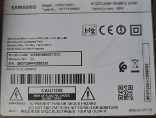 Tiras LED Original Samsung 4K UE55KS9000T