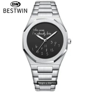 Reloj Automático Who cares i'm already late