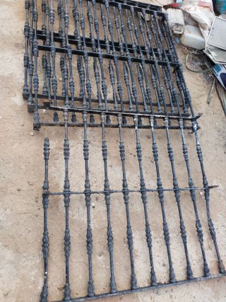 Rejas macizas hierro forjado