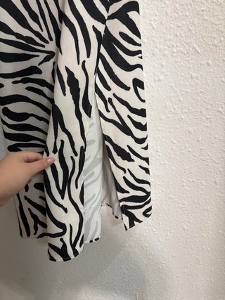 Vestido Animal Print Stradivarius