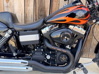 Harley Davidson Dyna Wide Glide Negra/Naranja