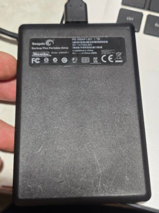 Disco Duro Externo Seagate 1TB USB Usado 2.5