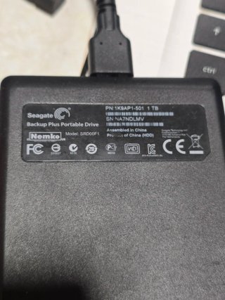 Disco Duro Externo Seagate 1TB USB Usado 2.5